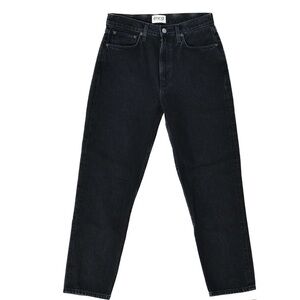 etica
Rock Finn Slim Straight Jeans: Black